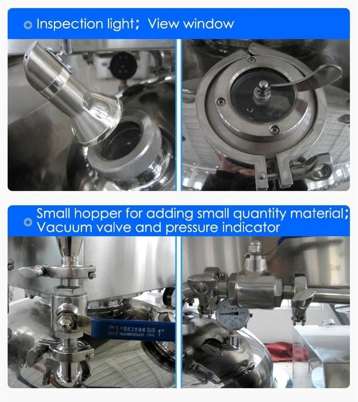  Automatic Vacuum Emulsifying Mixer Homogenizer